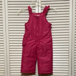 London Fog Insulated Snow Bib Pants Size 24 months